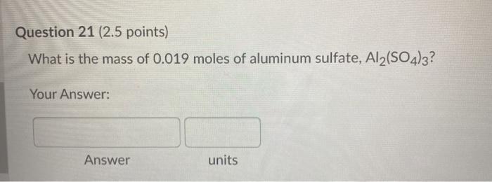 Solved Question 19 (2.5 points) What is the ionic charge for | Chegg.com