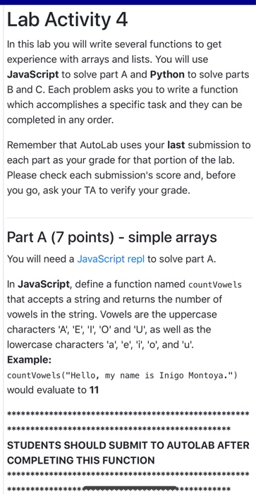 Solved Do parts A, B & C of this lab 4 (do all codes on | Chegg.com