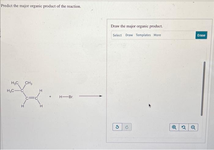 Solved Predict the major product for the reaction. Predict | Chegg.com