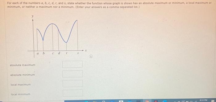 Solved For Each Of The Numbers A, B, C, D,r, And S, State | Chegg.com