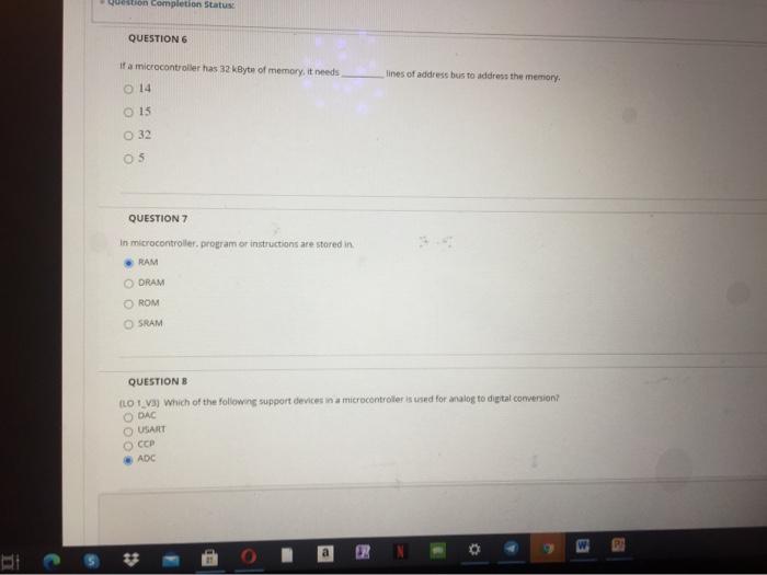 Solved conds. Question Completion Status: QUESTION 1 (LO | Chegg.com