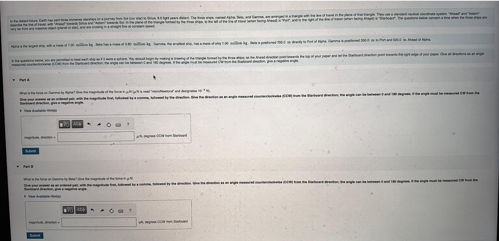 Solved Help With Part A And B Please | Chegg.com