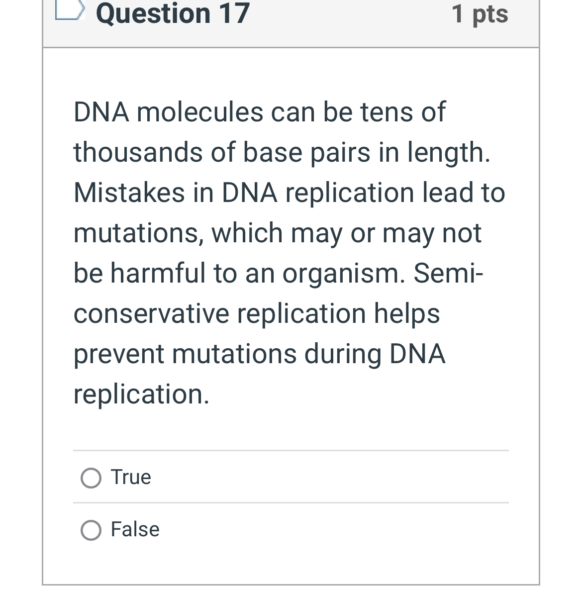 Solved Question 171 ﻿ptsDNA molecules can be tens of | Chegg.com