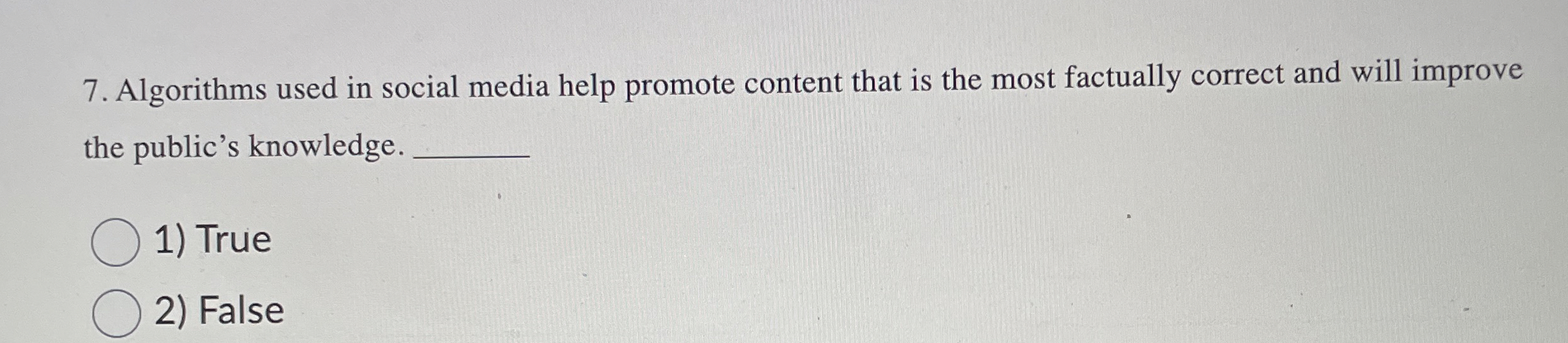 Solved Algorithms used in social media help promote content | Chegg.com ...