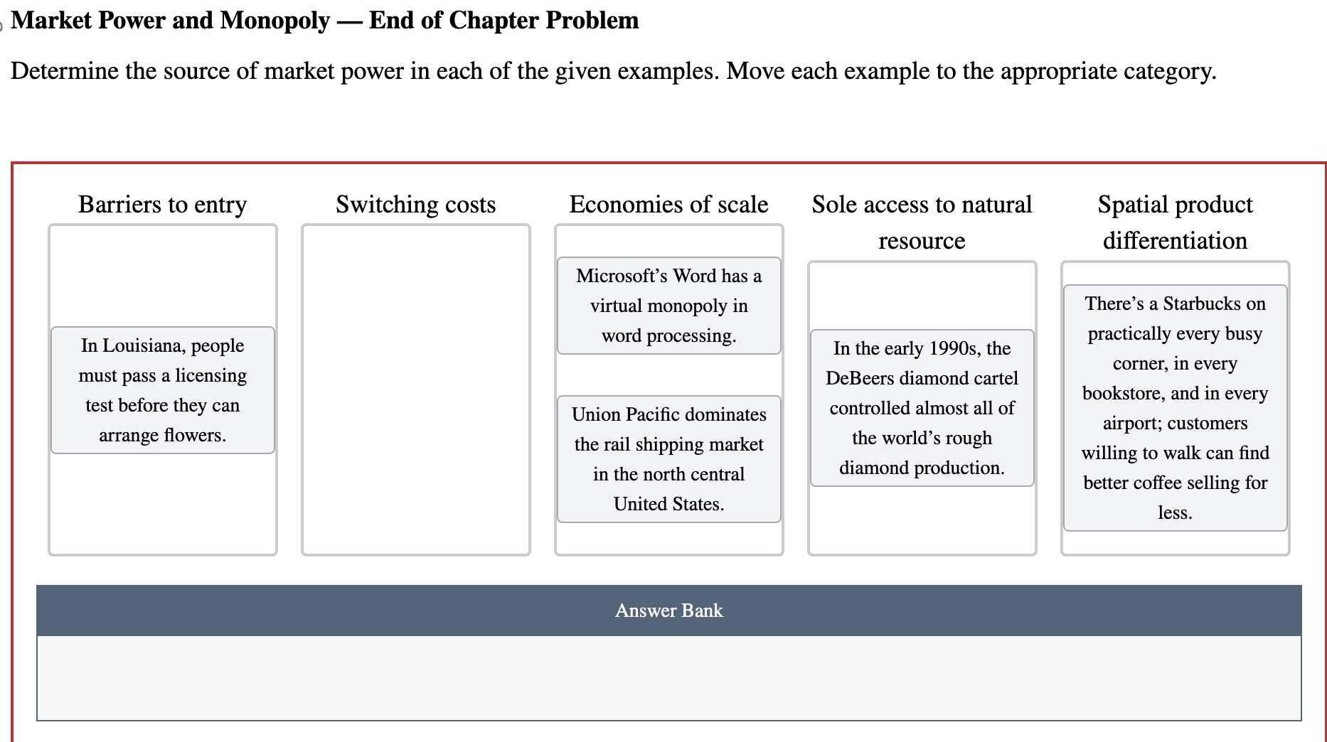 Solved Market Power and Monopoly - ﻿End of Chapter | Chegg.com