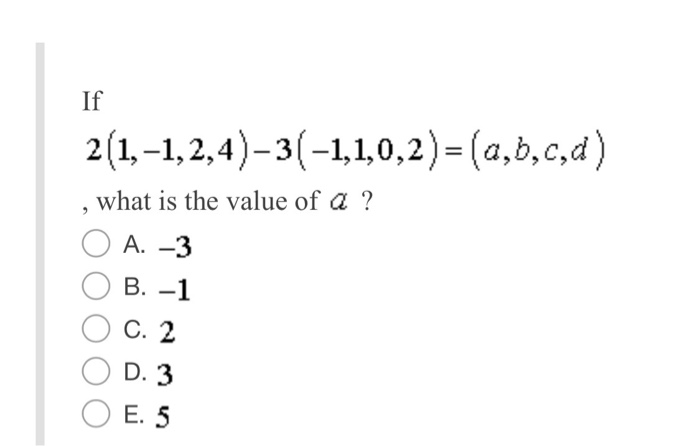 Solved If U 1 1 1 1 And V 1 0 0 0 What Is U V Chegg Com