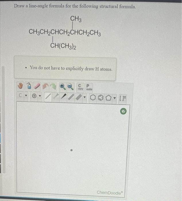 Solved Write the molecular formulas for the following | Chegg.com