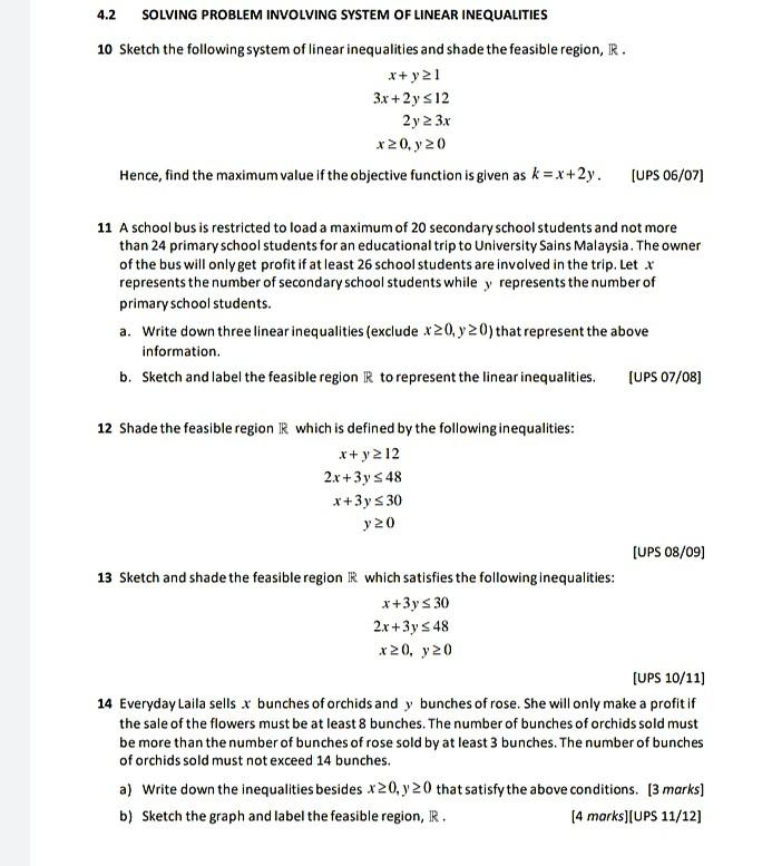 Solving Problem Involving System Solved 4.2 SOLVING PROBLEM INVOLVING SYSTEM OF LINEAR | Chegg.com