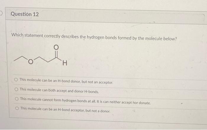 Solved Question 10 Shown below are the structures of two | Chegg.com