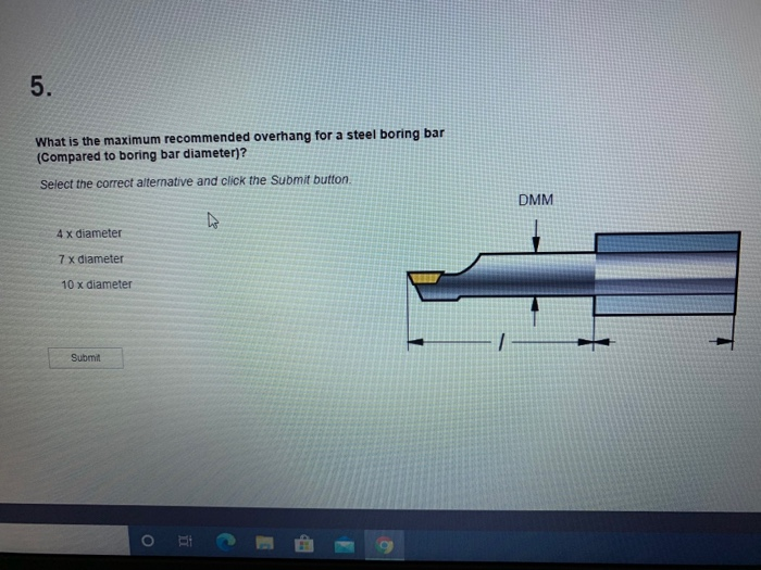 Solved What is the maximum overhang for a steel
