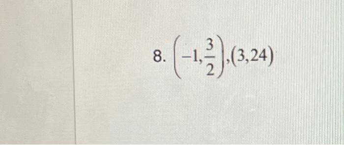 Solved In exercises 5−13, write an exponential function, | Chegg.com