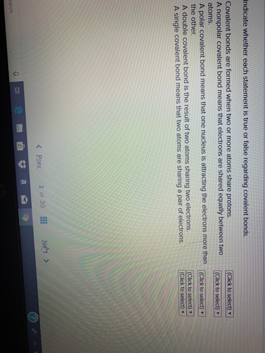 Solved Indicate whether each statement is true or false