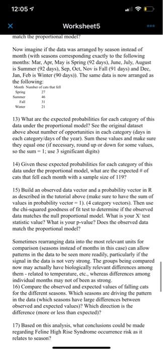 12 05 Worksheets Match The Proportional Modely Now Chegg Com