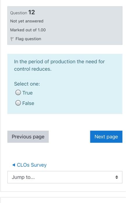 Solved Question 12 Not yet answered Marked out of 1.00 P | Chegg.com