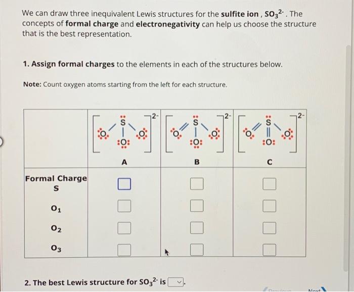 Solved We Can Draw Three Inequivalent Lewis Structures For 7465