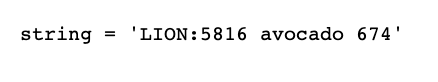 Solved Given the following string:Which of the following | Chegg.com
