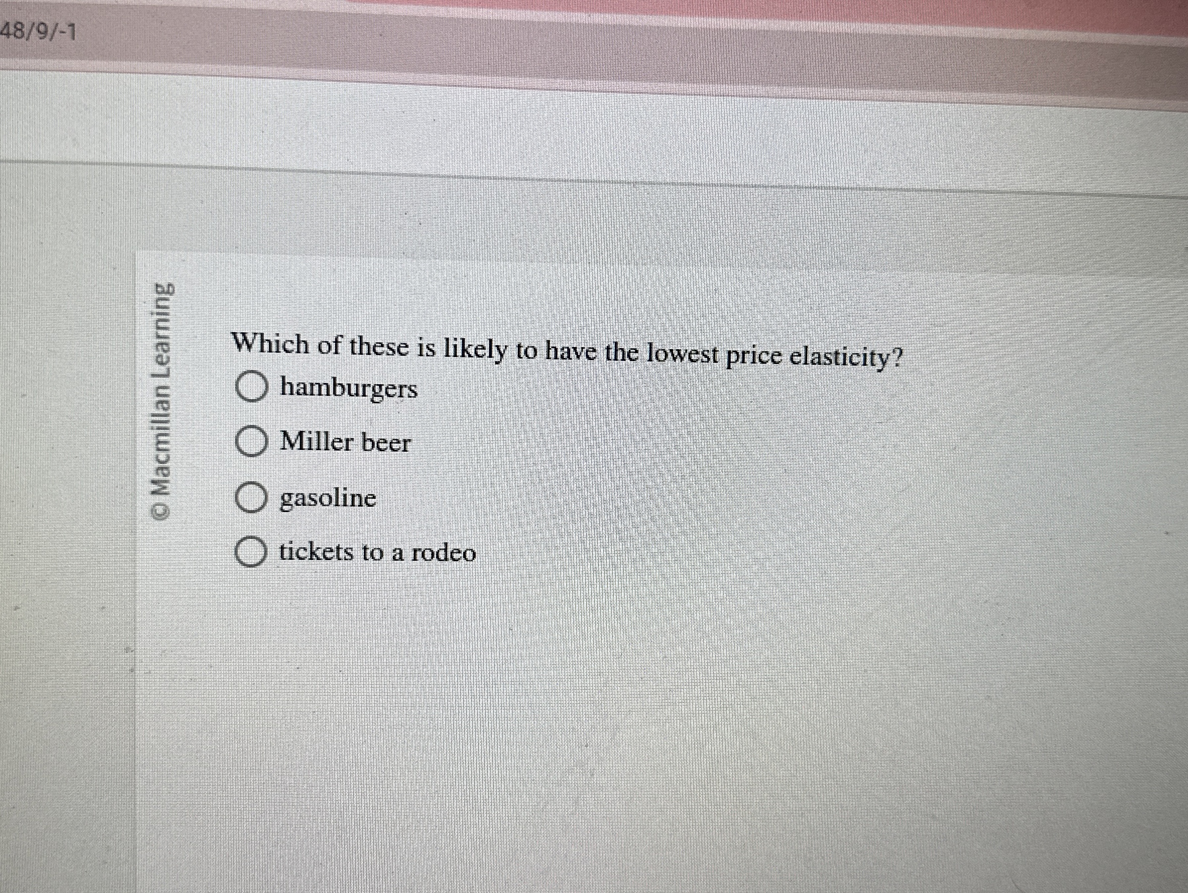 Solved Which of these is likely to have the lowest price | Chegg.com