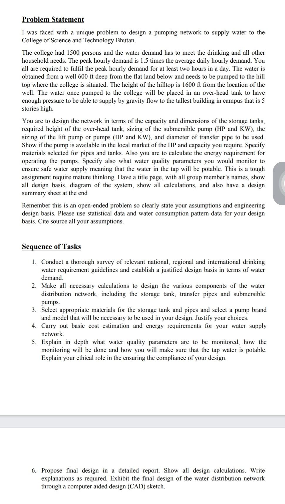 Solved Problem Statement I was faced with a unique problem | Chegg.com