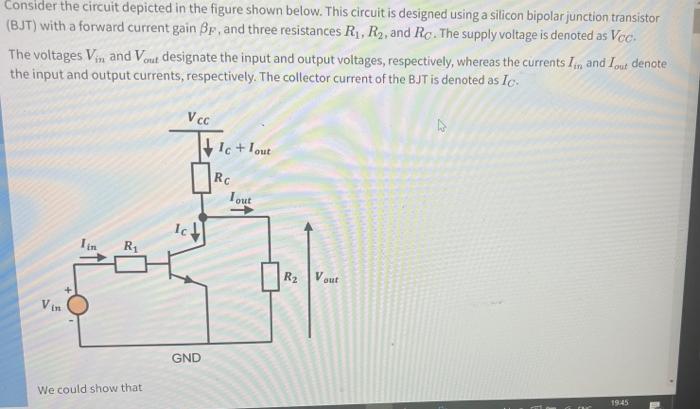 Solved Consider the circuit depicted in the figure shown | Chegg.com