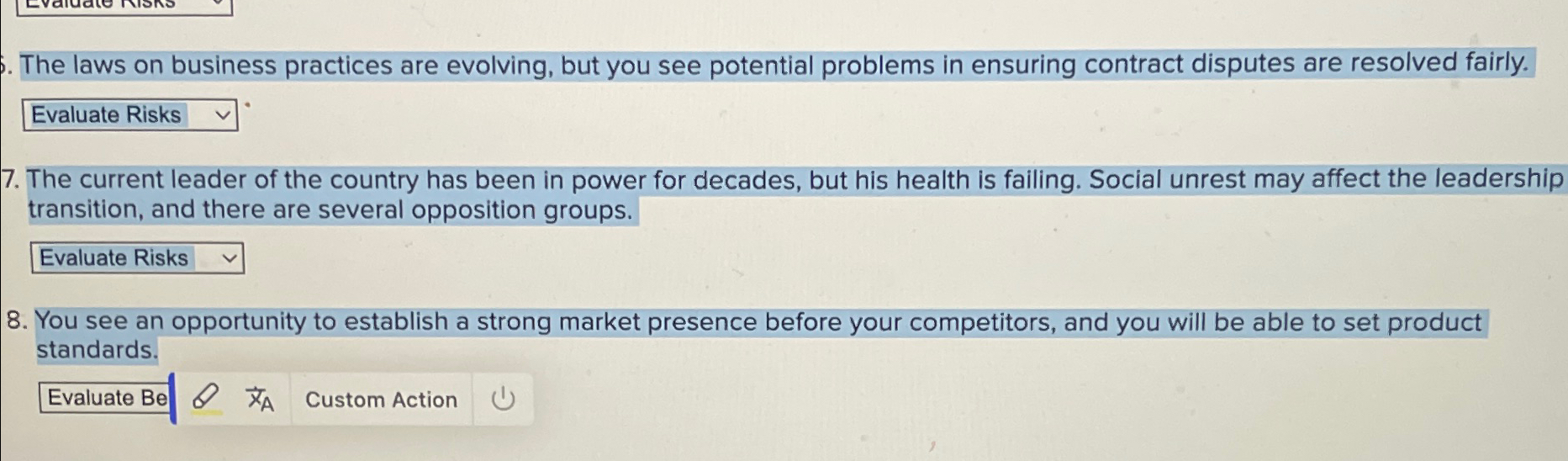 Solved The Laws On Business Practices Are Evolving, But You | Chegg.com