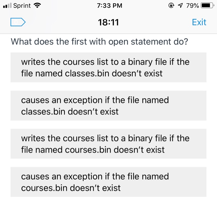 Solved D 1. A binai v file is like a text file in all but | Chegg.com