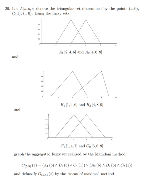 Solved Let A[a,b,c] ﻿denote the triangular set determined by | Chegg.com