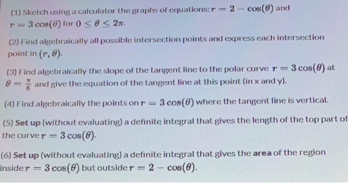 1 Sketch Using A Calculator The Graphs Of Chegg Com