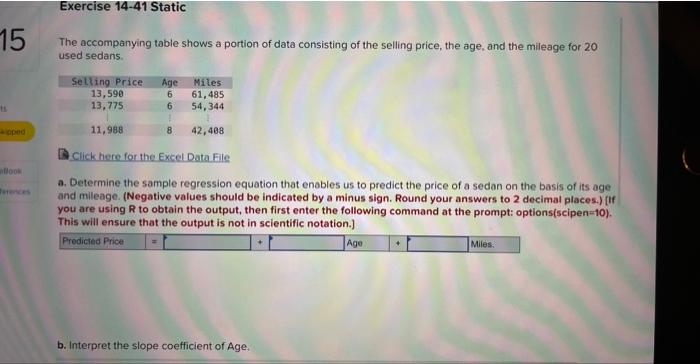 Solved The accompanying table shows a portion of data | Chegg.com