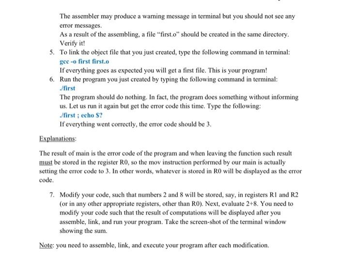 Solved Lab 2: Basic Assembly (Individual) Objectives: To | Chegg.com