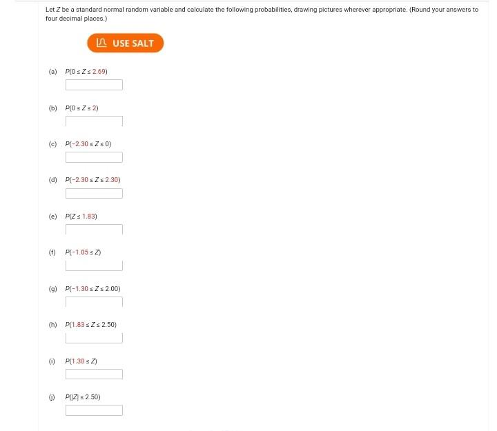 Solved Let Z be a standard normal random variable and | Chegg.com