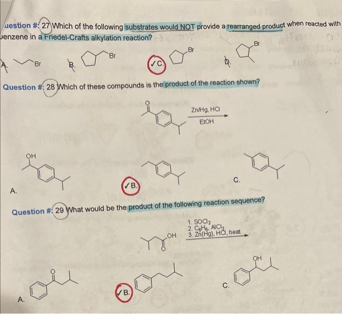 Solved I just need to understand why these are the correct | Chegg.com