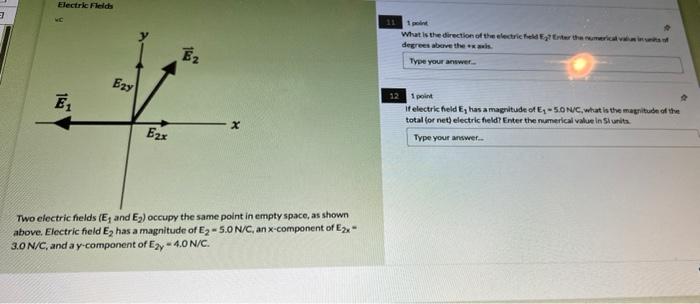 Solved Electric Fields 3 Ez What is the direction of the | Chegg.com
