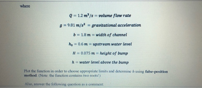 Solved PROBLEM 1 Bernoulli's equation for fluid flow in an | Chegg.com