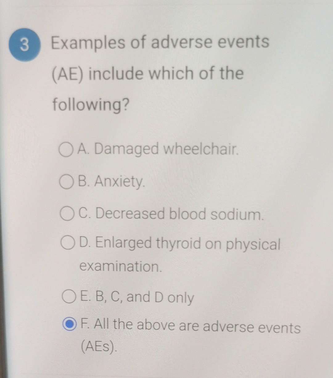 Examples Of Adverse Events In Hospitals