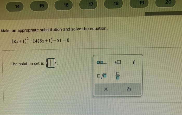 Solved 4 3 5 1 6 2 Solve the equation. Write your answers | Chegg.com