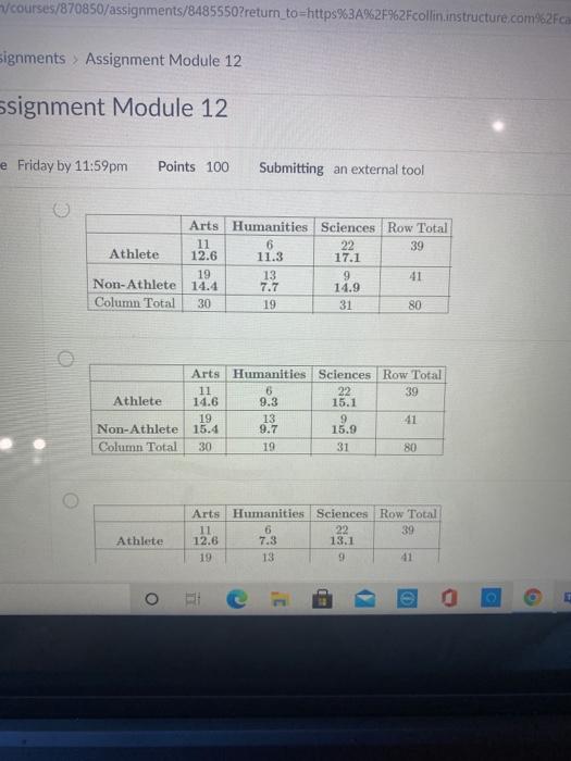 Solved A survey asks a group of college students about their | Chegg.com