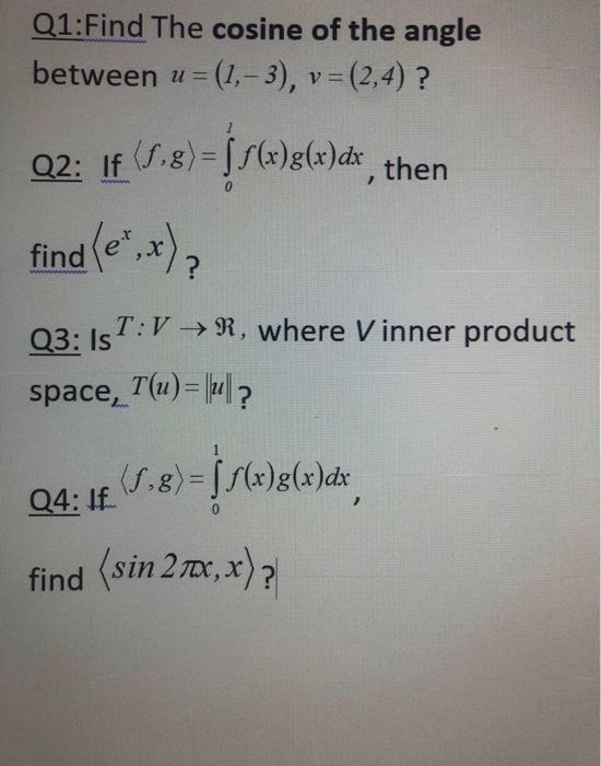 Solved Please Solve All Of Them With Steps Q1 Find The Co