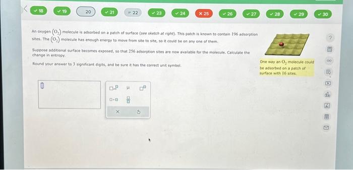 Solved An oxygen (O2) molecule is adsorbed on a patch of | Chegg.com