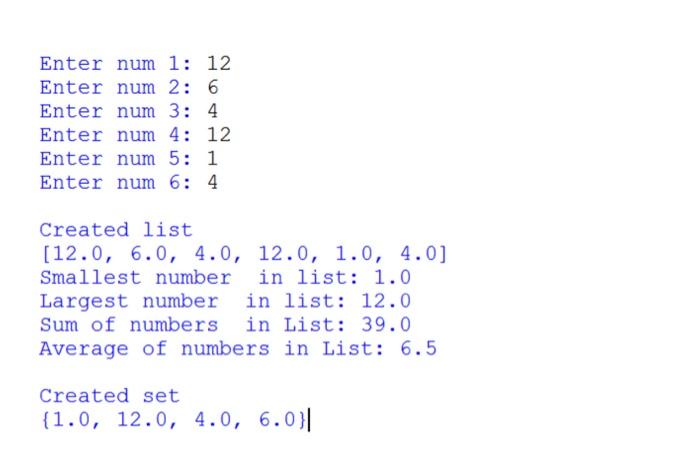Solved Enter num 1: 12 Enter num 2: 6 Enter num 3: 4 Enter | Chegg.com