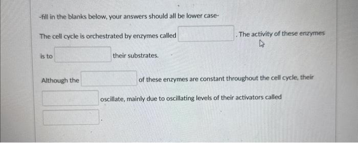 Solved -fill In The Blanks Below, Your Answers Should All | Chegg.com