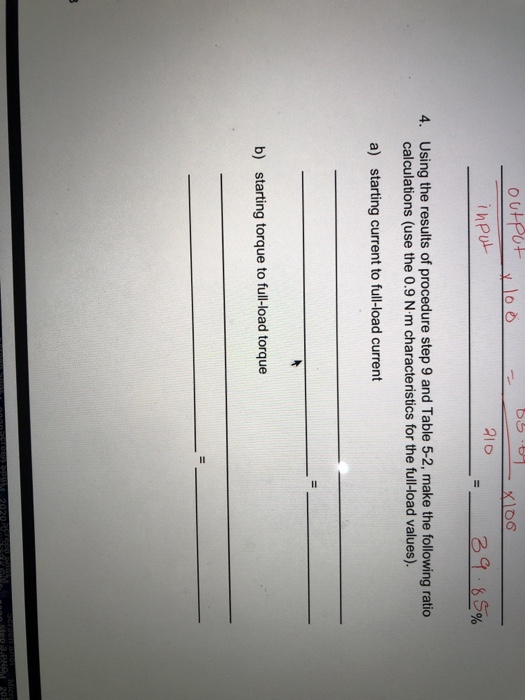 Solved Be Running B. Measure And Record In Table 5-2, The | Chegg.com