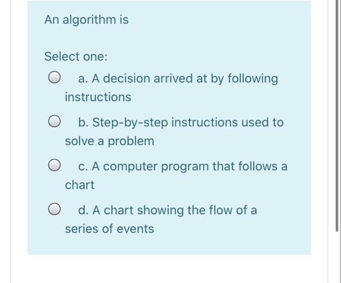 Solved А is a complete instruction in Visual Basic programs | Chegg.com