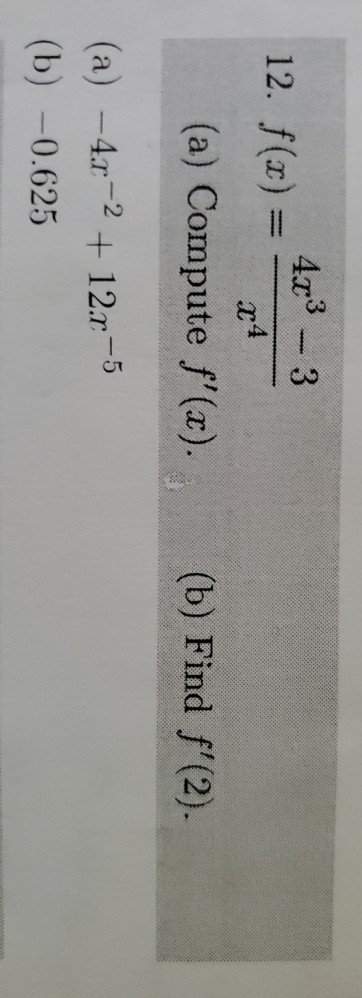Solved i need help with 12 a). the awnser is already given | Chegg.com
