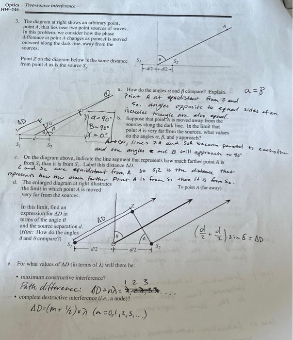 Solved f. Use your answers from parts d and e to write | Chegg.com