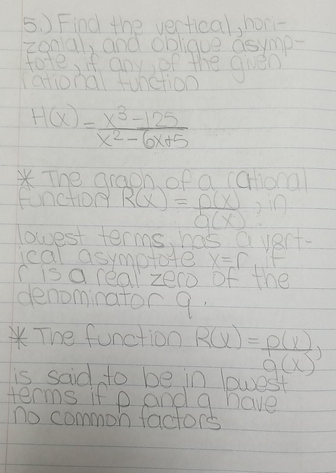 Solved Can I get some help with #5 please. I don't know if | Chegg.com