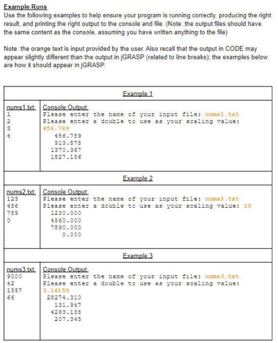 Solved Description: You will build a program that will read | Chegg.com