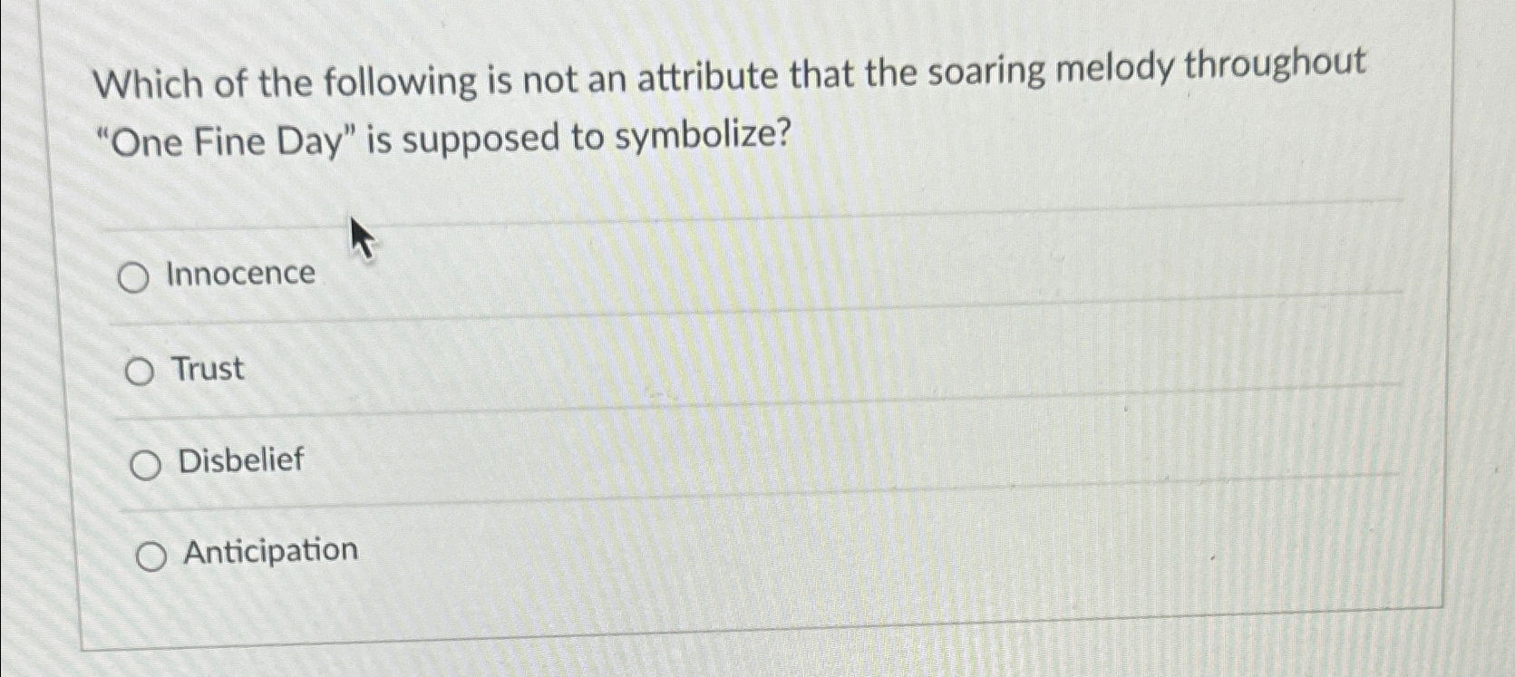 Solved Which of the following is not an attribute that the | Chegg.com