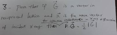 Solved 3. Prove Prove that if that if G is a vector in | Chegg.com