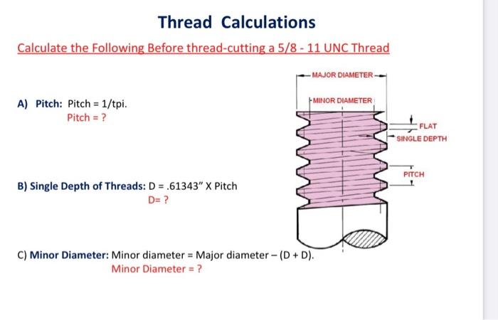 calculate thread pitch from tpi