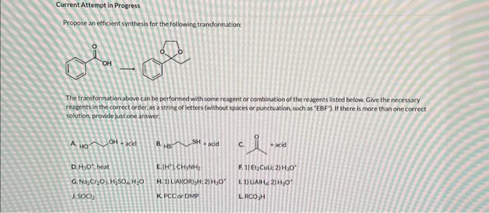 Solved Propose an efficient synthesis for the following | Chegg.com